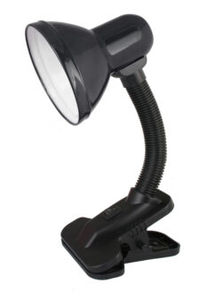 Ultraflash UF-320P C02 черный (Светильник настольный с прищепкой 230В, 60Вт, E27)