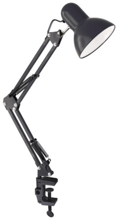 Ultraflash UF-312P С02 черный (Светильник настольный, 230В, 60Вт, E27, струбцина)