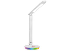 Ultraflash UF-822 C01 белый (Led, светильник настольный, 7Вт, димм., 3 цвет.темп., RGB ночник)