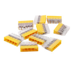 Volsten V02-9W-2273-205 (СМК, Строит-монт. клемма с пастой Cu/Pb 5 пр. до 2,5 мм, 24А, 450 В, 10 шт)