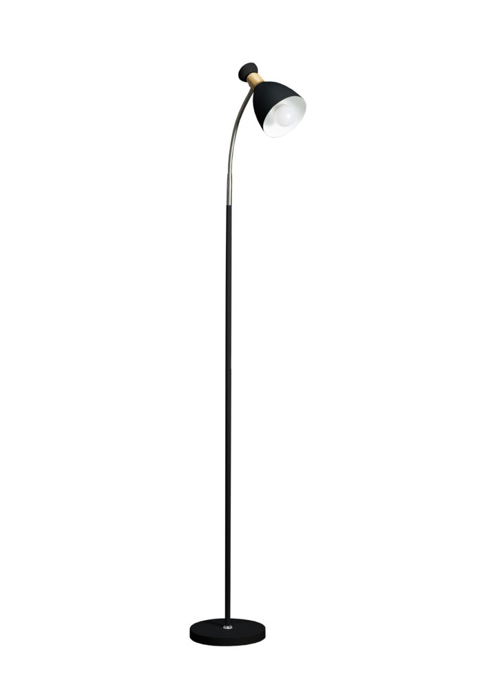 Ultraflash UF-405 C02 черный (Свет-к напольный, торшер, цоколь Е27)