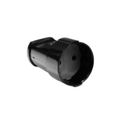 Volsten S1-M12 Black 10А Розетка штепсельная чёрная б/з