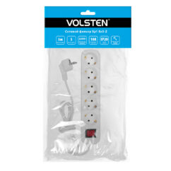 Volsten SP1 5x5 (Сетевой фильтр, 5 гн. 5 м, 10А, 2200 Вт, ПВС 3х0,75, варистр)