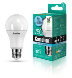 Camelion  LED9-A60/845/E27 (Эл.лампа светодиодная 9Вт 220В)
