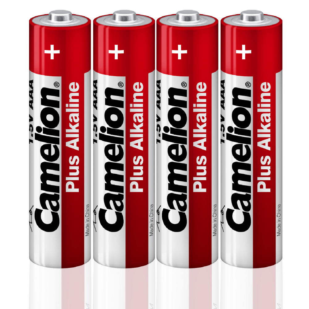 Camelion Plus Alkaline LR03 SP-4 (LR03-SP4, мизинчиковая батарейка ААА 1.5В)