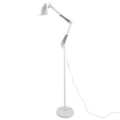 Camelion KD-332  C01 белый (Светильник напольный, торшер, 230V, 40W, E27)