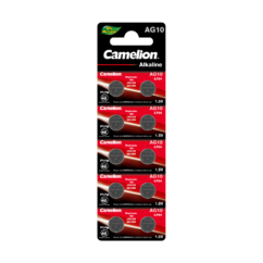 Camelion G10 BL-10 Mercury Free (AG10-BP10(0%Hg), LR54, LR1130 батарейка для часов)