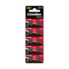 Camelion G13 BL-10 Mercury Free (AG13-BP10(0%Hg), LR44, LR1154 батарейка для часов)