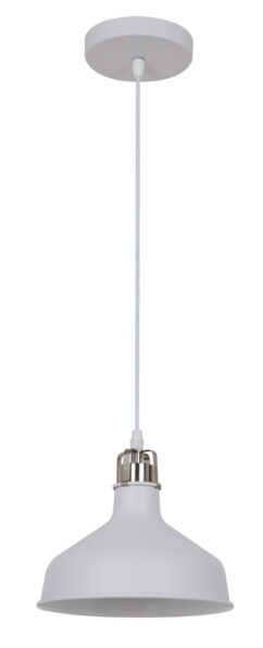 Camelion PL-425S C71 Белый + хром (Светильник подвесной Amsterdam, 1х E27, 60Вт, 230В, металл)