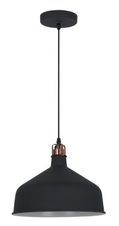Camelion PL-425L C62 черный + медь (Светильник подвесной Amsterdam, 1х E27, 60Вт, 230В, металл)