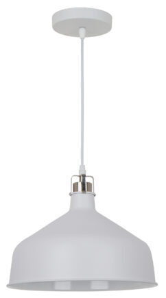 Camelion PL-425L C71 Белый + хром (Светильник подвесной Amsterdam, 1х E27, 60Вт, 230В, металл)
