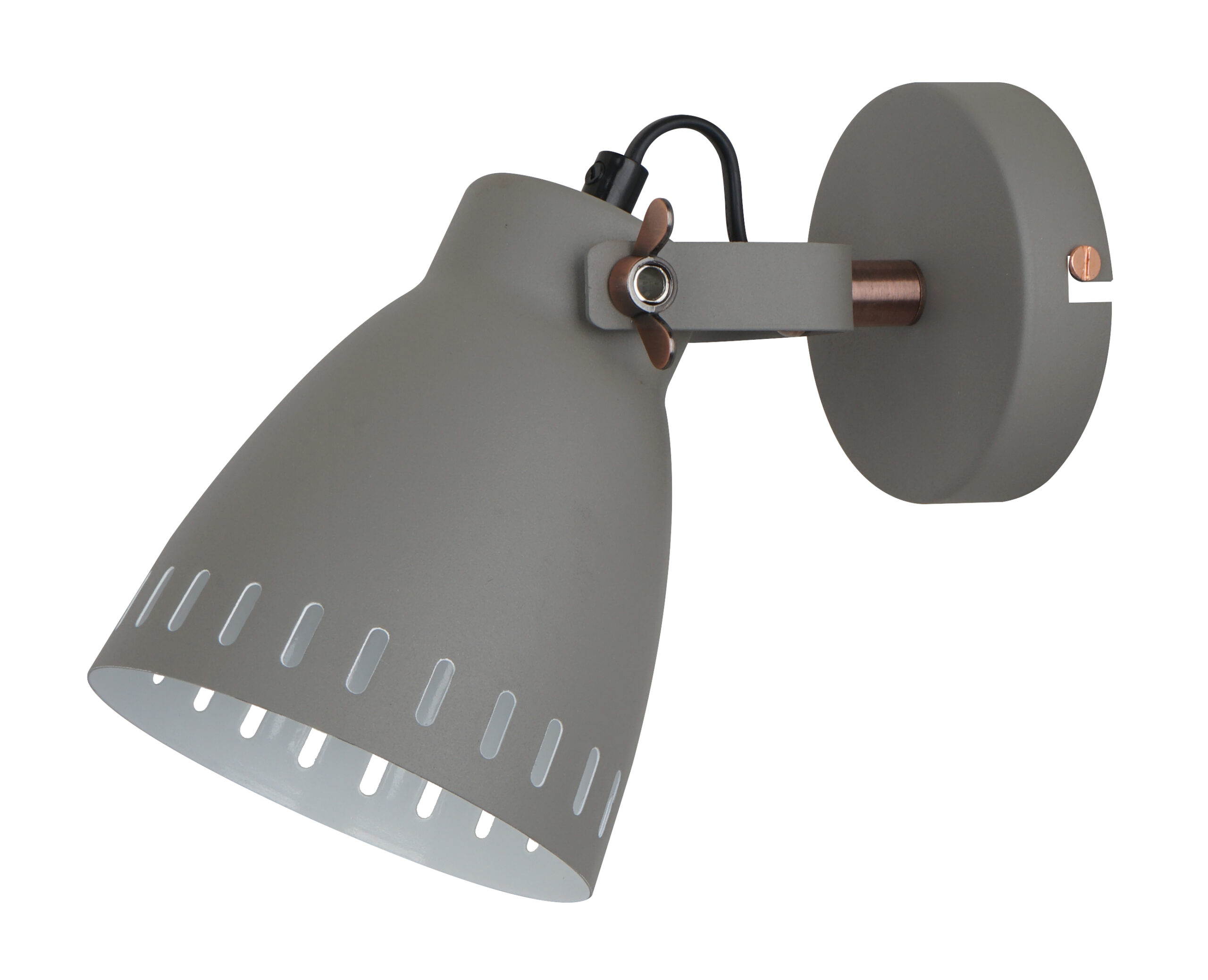 Camelion WML-428-1 C08 Cерый (Светильник настенный New York,1х E27, 40Вт, 230В, металл)