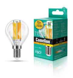 Camelion LED12-G45-FL/830/E14  (Эл.лампа светодиодная 12Вт 220В)