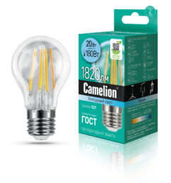 Camelion LED20-A60-FL/845/E27  (Эл.лампа светодиодная 20Вт 220В)