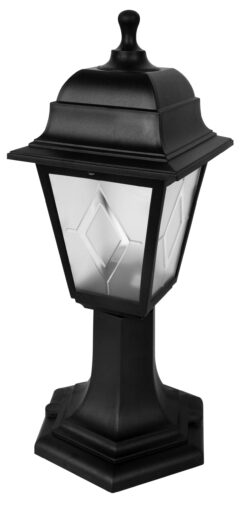 Camelion PP4204 C02 НТУ 04-60-001 У1 "Оскар" черный (Св-к садово-парк., 4-гран., пластик+пластик