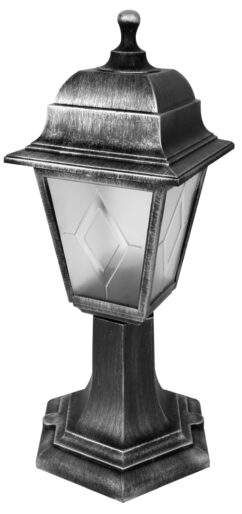 Camelion PP4204 C42 НТУ 04-60-001 У1 "Оскар" черн.+серебро (Св-к садово-парк., 4-гран., пластик+пл