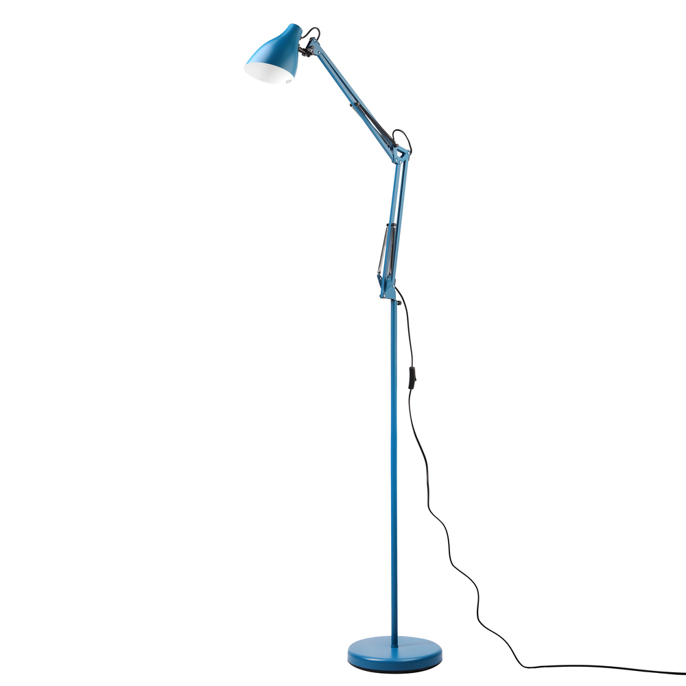Camelion KD-332 C06 синий (Светильник напольный, торшер, 230V, 40W, E27)