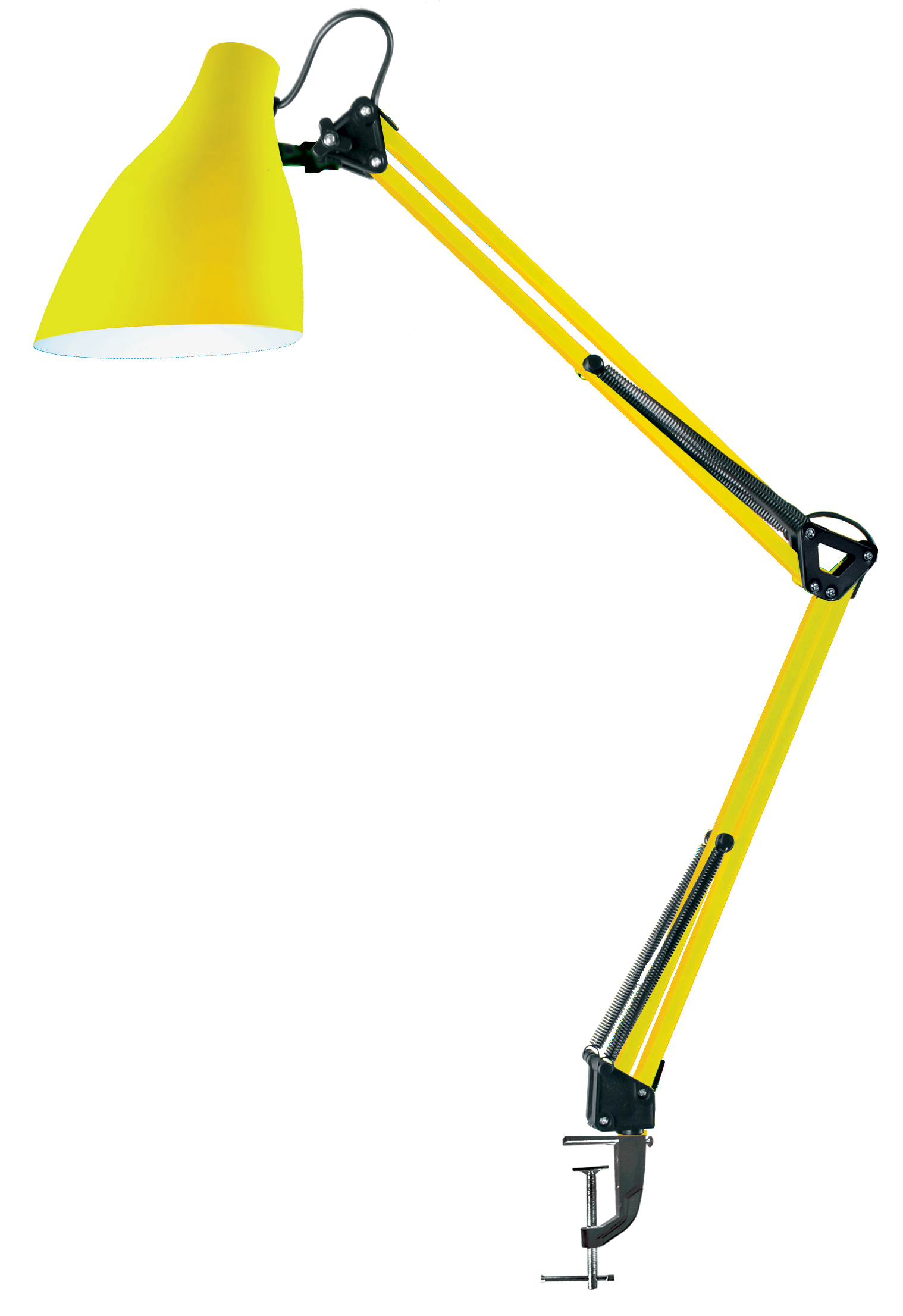 Camelion KD-335 C07 желтый (Свет-к настольн.с метал. струбциной, 230V, 40W, E27) АКЦИЯ!!!