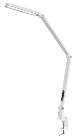 Camelion KD-860 C01 белый LED(Свет-к наст.,на струбц., 13Вт,230В,850лм,сенс.рег.ярк и цвет.темп.)