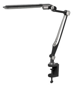 Camelion KD-830 C02 черн LED (Свет-к наст.,10 Вт,230В, на струбц.,600 лм,сенс.рег.ярк и цвет.темп.)