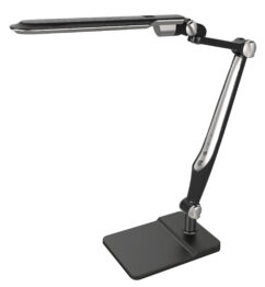 Camelion KD-831 C02 черн LED (Свет-к наст.10 Вт,230В, осн+струбц.,600 лм,сенс.рег.ярк и цвет.тем)
