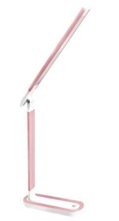 Camelion KD-845 C14 розов+бел.LED (Свет-ник наст, 8.5Вт,сенс.регулир. яркости, 3 цвет темп)