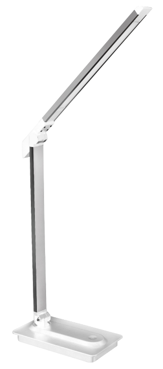 Camelion KD-846  C01 белый LED (Свет-ник наст, 8Вт,сенс.регулир. яркости, 3 цвет темп)