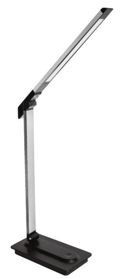 Camelion KD-846 C02 чёрный LED (Свет-ник наст, 8Вт,сенс.регулир. яркости, 3 цвет темп)