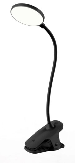 Ultraflash UF-747 C02 черный (Led, светильник настольный, 6Вт, 6000K, 3 ур.яркости)