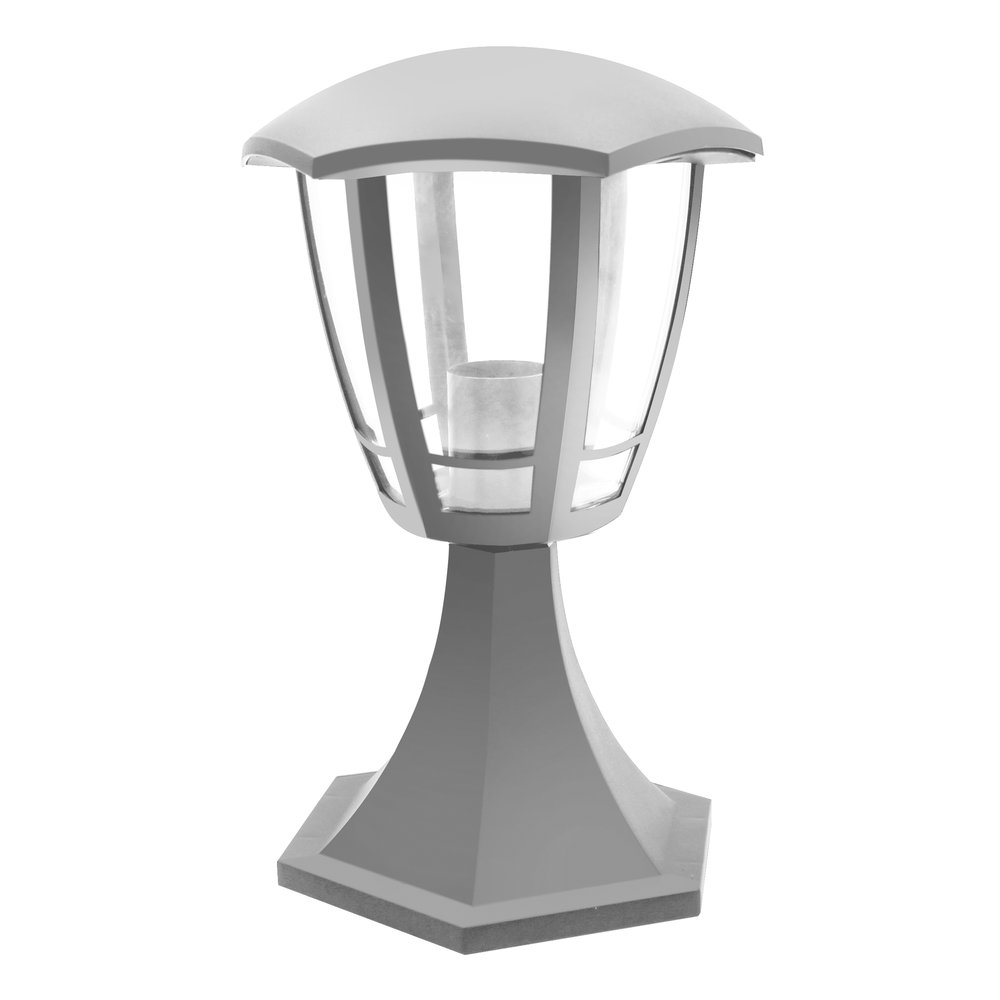 Camelion PP5104 С09 НТУ 07-60-003 У1 «Валенсия 1» серый (Св-к сад.-парк., 6-гран., пластик, 230В,