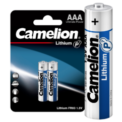 Camelion Lithium FR03 BL-2 (FR03-BP2, батарейка,1.5В)