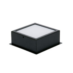Camelion OFFICE GR MINI О-7-4000 С02 черный (LED Грильято, 7Вт, 4000К, IP44, 100х100х40, опал)