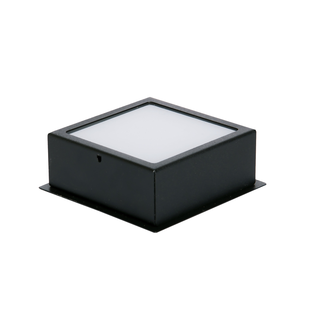 Camelion OFFICE GR MINI P-7-4000 С02 черный (LED Грильято, 7Вт, 4000К, IP44, 100х100х40, призма)