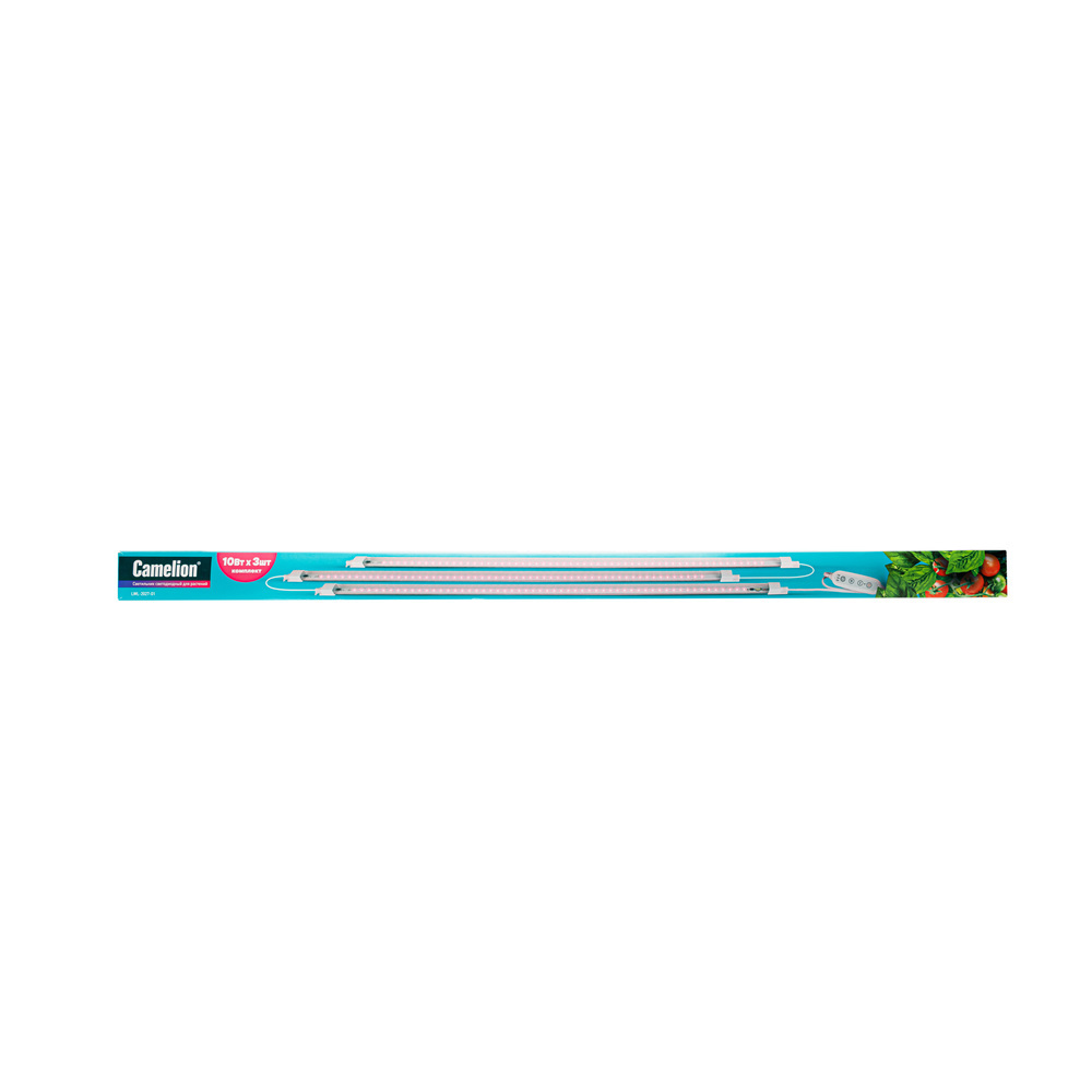 Camelion LWL-2027-01 (ФИТО св-к, 3х10 Вт, IP40, 600мм)