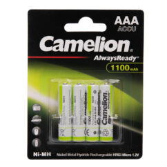 Camelion Always Ready AAA-1100mAh Ni-Mh BL-4 (NH-AAA1100ARBP4, аккумулятор,1.2В)