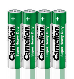 Camelion Green R03 SR-4 (R03P-SP4G, мизинчиковая батарейка ААА 1.5В)
