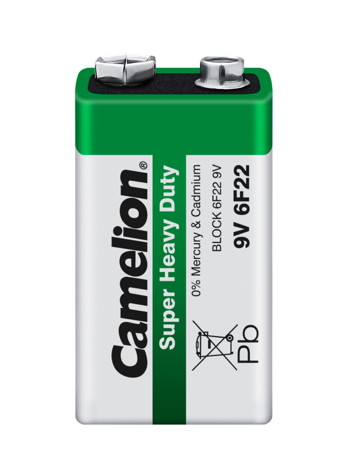 Camelion Green 6F22 SR-1 (6F22-SP1G, батарейка крона 9В)