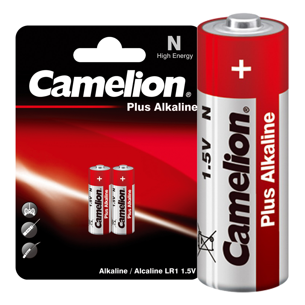 Camelion Plus Alkaline BL-2 LR1 (LR1-BP2, батарейка,1.5В)