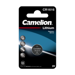 Camelion CR1616 BL-1 (CR1616-BP1, батарейка литиевая,3V)