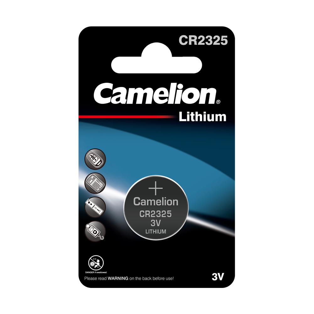 Camelion CR2325 BL-1 (CR2325-BP1, батарейка литиевая,3V)
