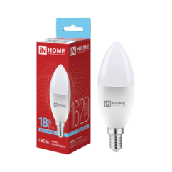 Лампа светодиодная LED-СВЕЧА-VC 18Вт 230В E14 6500K 1620Лм IN HOME